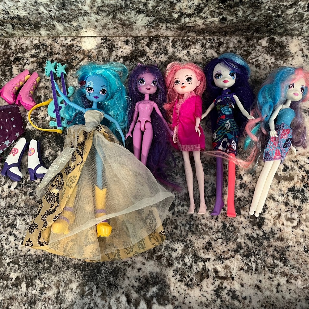 My Little Pony Equestrian Dolls Set of 5